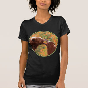 Grizzly Bear Mom and Cub Painting - Wildlife Art T-Shirt