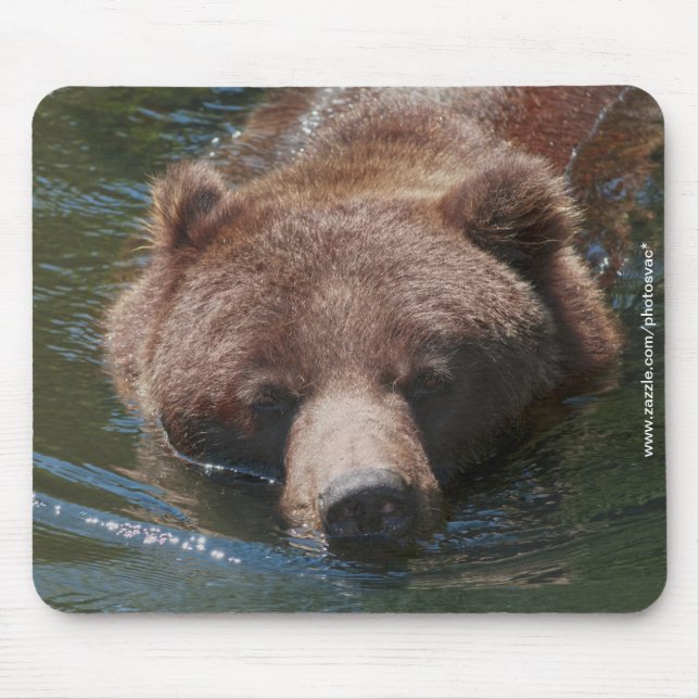 Grizzly Bear Mouse Pad (Front)