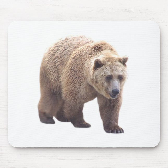 Grizzly Bear Mouse Pad (Front)