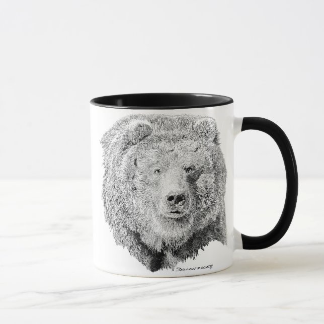 Grizzly Bear Mug (Right)