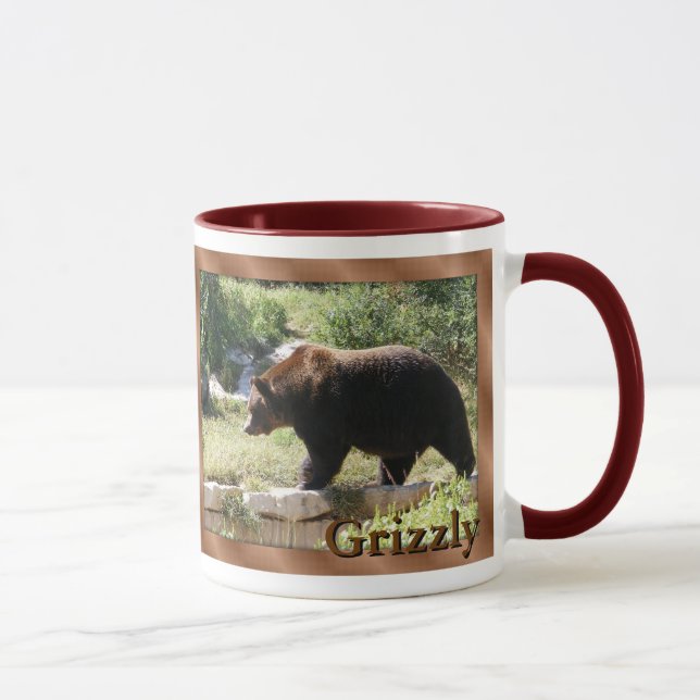 Grizzly Bear Mug (Right)