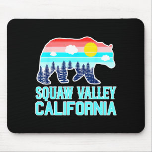 Grizzly bear olympic valley california vintage mouse pad