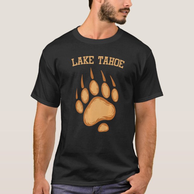 Grizzly Bear Paw Lake Tahoe T-Shirt (Front)