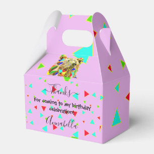 Grizzly Bear Pink Favour Box