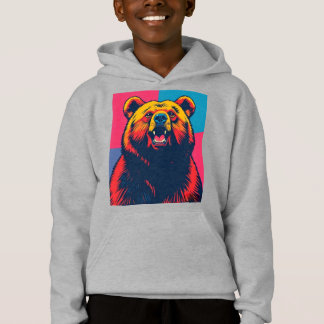 Grizzly Bear Pop Art 