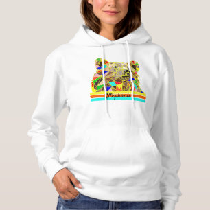 Grizzly Bear Portrait Hoodie