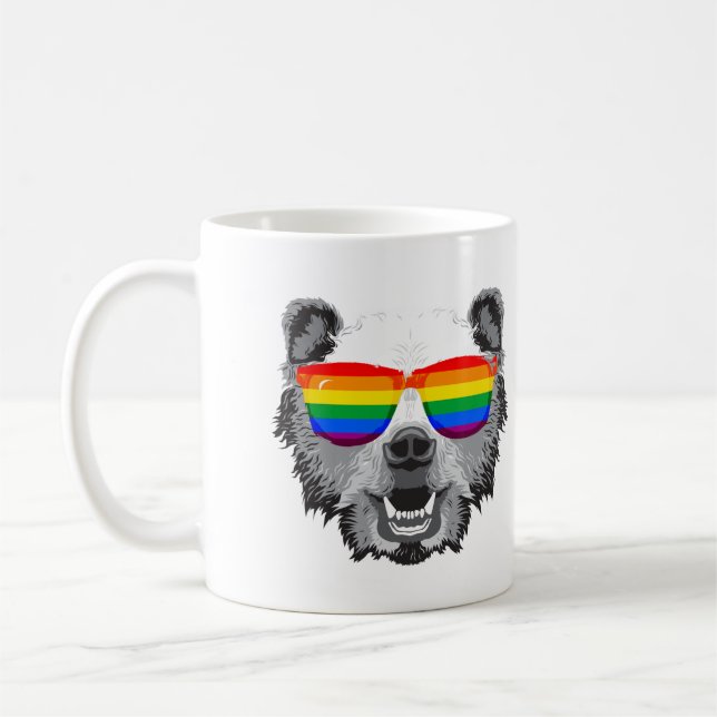 Grizzly Bear Pride Coffee Mug (Left)
