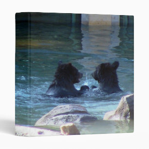 Grizzly Bear Swimming Party Binder