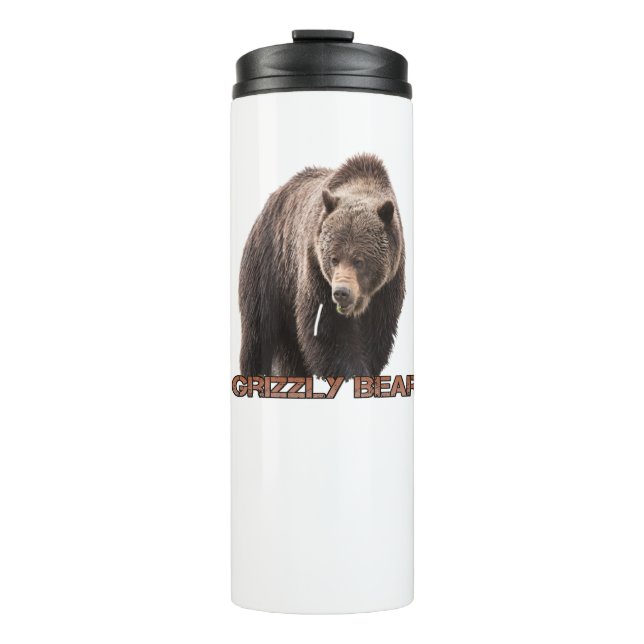 Grizzly Bear Thermal Tumbler (Front)