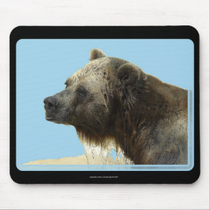 Grizzly Bear Wildlife Animal-Lover Mousepad
