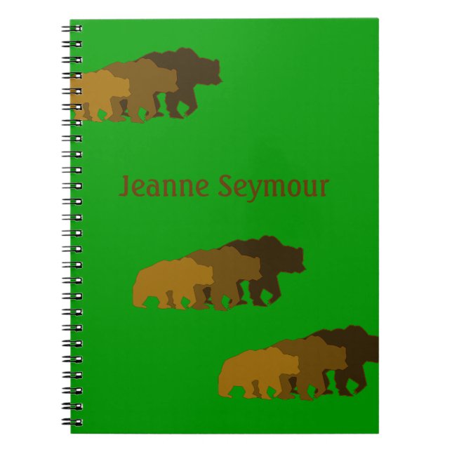 Grizzly Bears Notebook (Front)