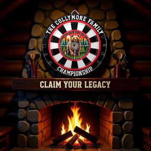 Grizzly circulaire dans la cible forestière