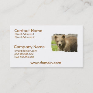 Grizzly Cub Business Cards