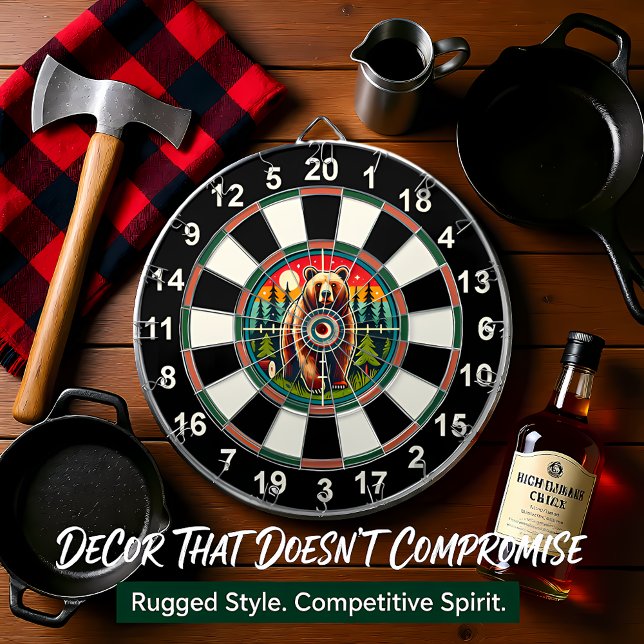 Grizzly forestier avec superposition cible (Créateur téléchargé)