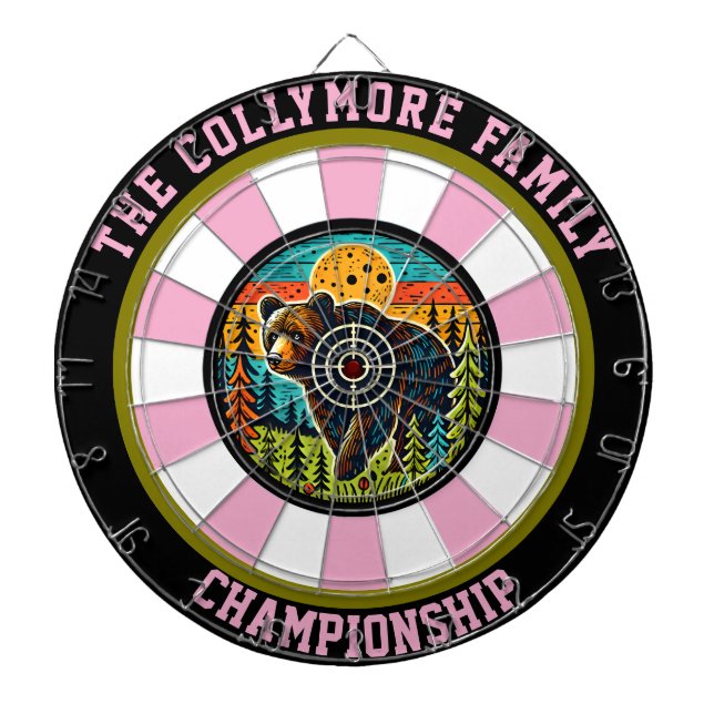 Grizzly majestueux avec l'art cible (Devant)