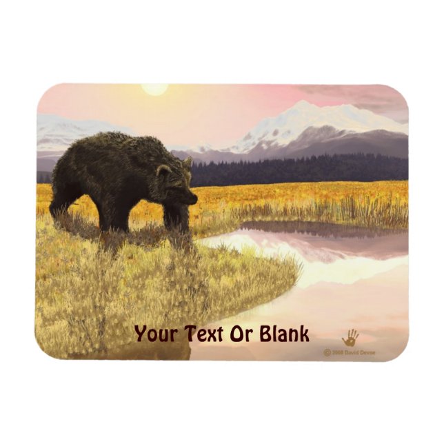 Grizzly Pond Magnet (Horizontal)