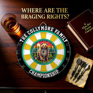 Grizzly Target Overlay Design Dartboard