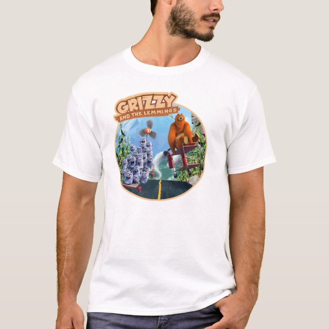   grizzy and the lemmings  T-Shirt (Front)