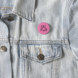 GRL PWR | Badge 1 Inch Round Button