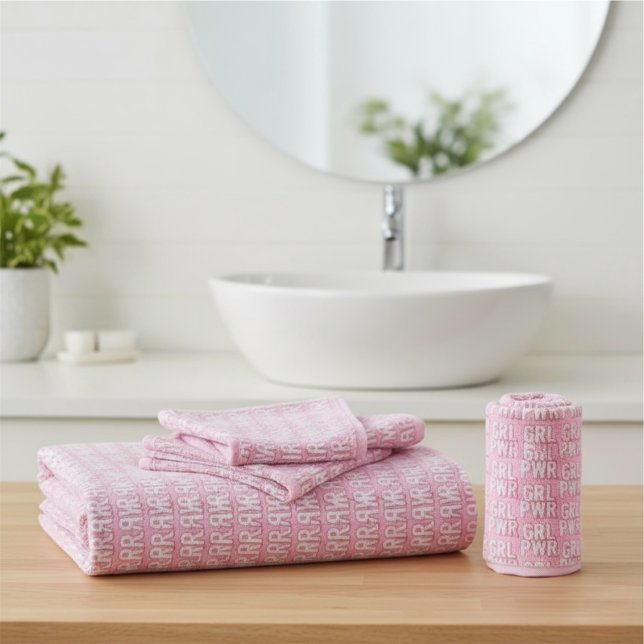 GRL PWR BATH TOWEL SET (Creator Uploaded)