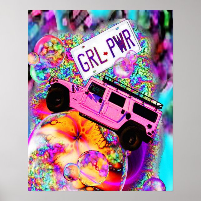 GRL PWR - Girl Power Poster (Front)