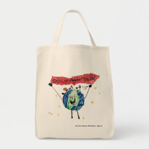 Grocery Bag, East Longmeadow Earth Day  Tote Bag