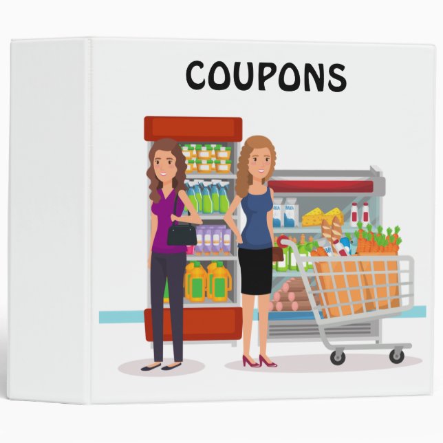 Grocery Coupon Binder (Front/Spine)
