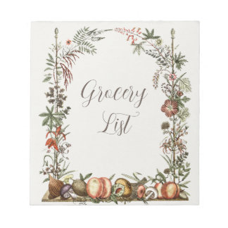 Grocery List Notepad