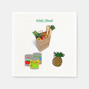 Grocery Paper Napkins