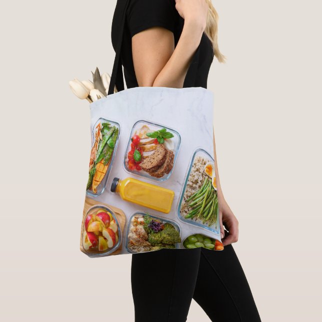 Grocery Tote Bag  (Close Up)