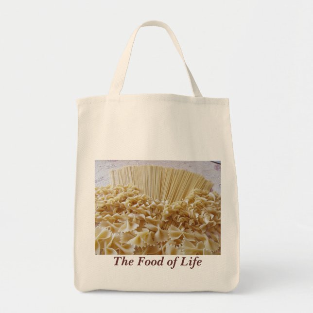 Grocery Tote--Pastas Tote Bag (Front)
