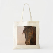 GROCERY TOTE WILD HORSES OF UTAH