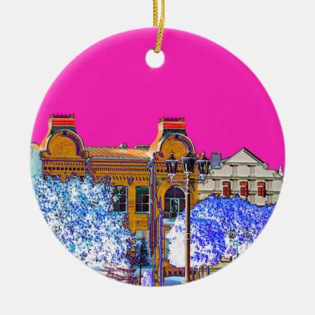Grodno Belarus Architecture Ceramic Ornament (Front)