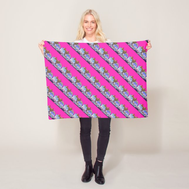 Grodno Belarus Architecture Fleece Blanket (In Situ)