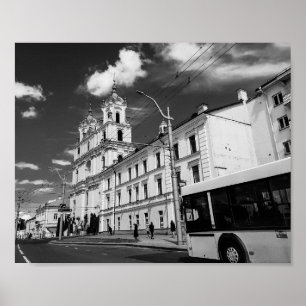 Grodno Belarus Cityscape Architecture City View Poster