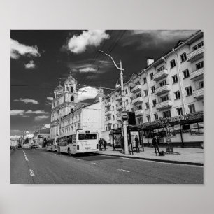 Grodno Belarus Cityscape Architecture City View Poster