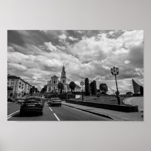 Grodno Belarus Cityscape Architecture City View Poster