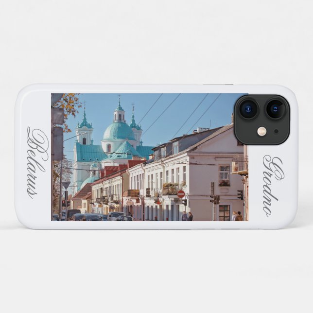 Grodno Hrodna Belarus Architecture iPhone 11 Coque (Dos (Horizontal))