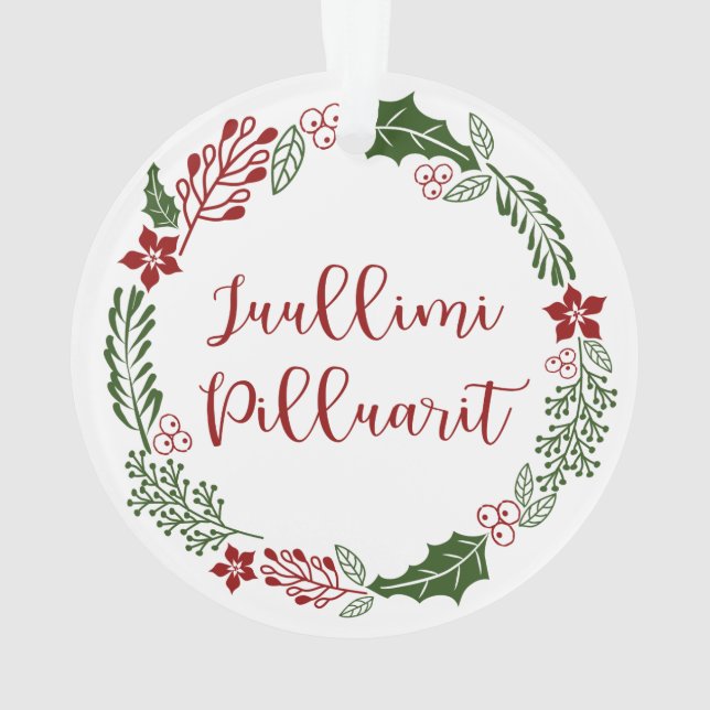 Groenland Joyer Noël Wreath Juullimi Pilluari (dos)