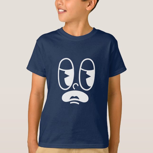 Groggy Glitch Face T-Shirt (Front)