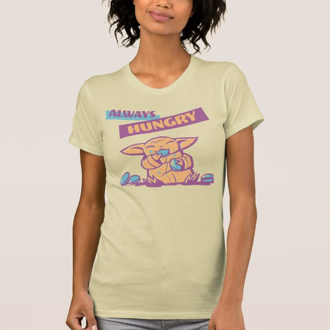 Grogu - Always Hungry T-Shirt (Front)