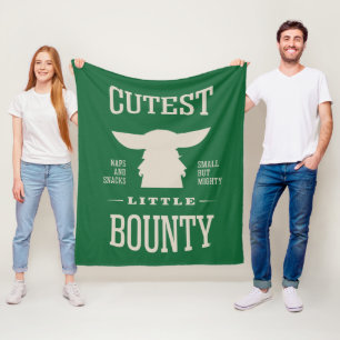 Grogu - Cutest Little Bounty Fleece Blanket