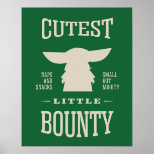 Grogu - Cutest Little Bounty Poster