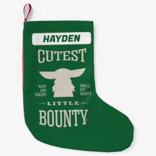 Grogu - Cutest Little Bounty Small Christmas Stocking
