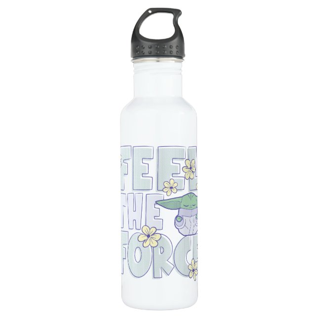 Grogu | Feel the Force 710 Ml Water Bottle (Front)