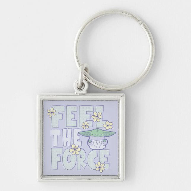 Grogu | Feel the Force Keychain (Front)
