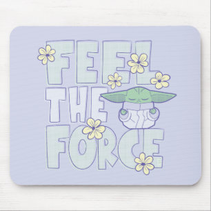 Grogu Feel the Force Mouse Pad