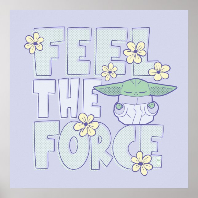 Grogu | Feel the Force Poster (Front)