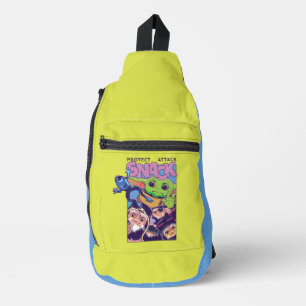 Grogu - Protect. Attack. SNACK! Sling Bag