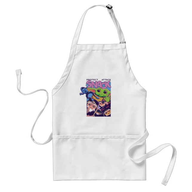 Grogu - Protect. Attack. SNACK! Standard Apron (Front)